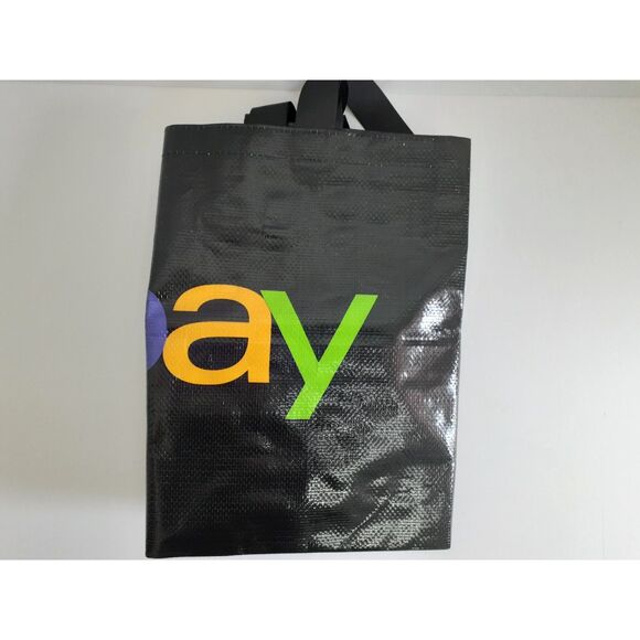 eBay Branded IKEA style Frakta Large Black w/ Logo 4Handle Foldable Tote Bag - Picture 5 of 5